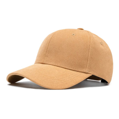 Solid Color Baseball Cap – Unisex Retro Adjustable Hat