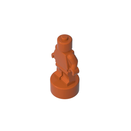 Minifig Trophy Statuette Building Block Part – Compatible Brick Piece