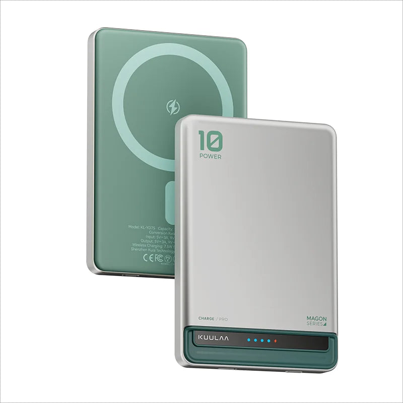 Kuulaa Magnetic Power Bank 10000mAh – 20W Fast Wireless Charger
