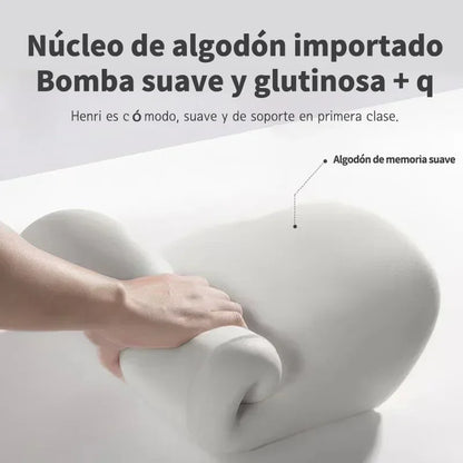 Memory Foam Lumbar Support Cushion for Car, Office & Gaming Chairs