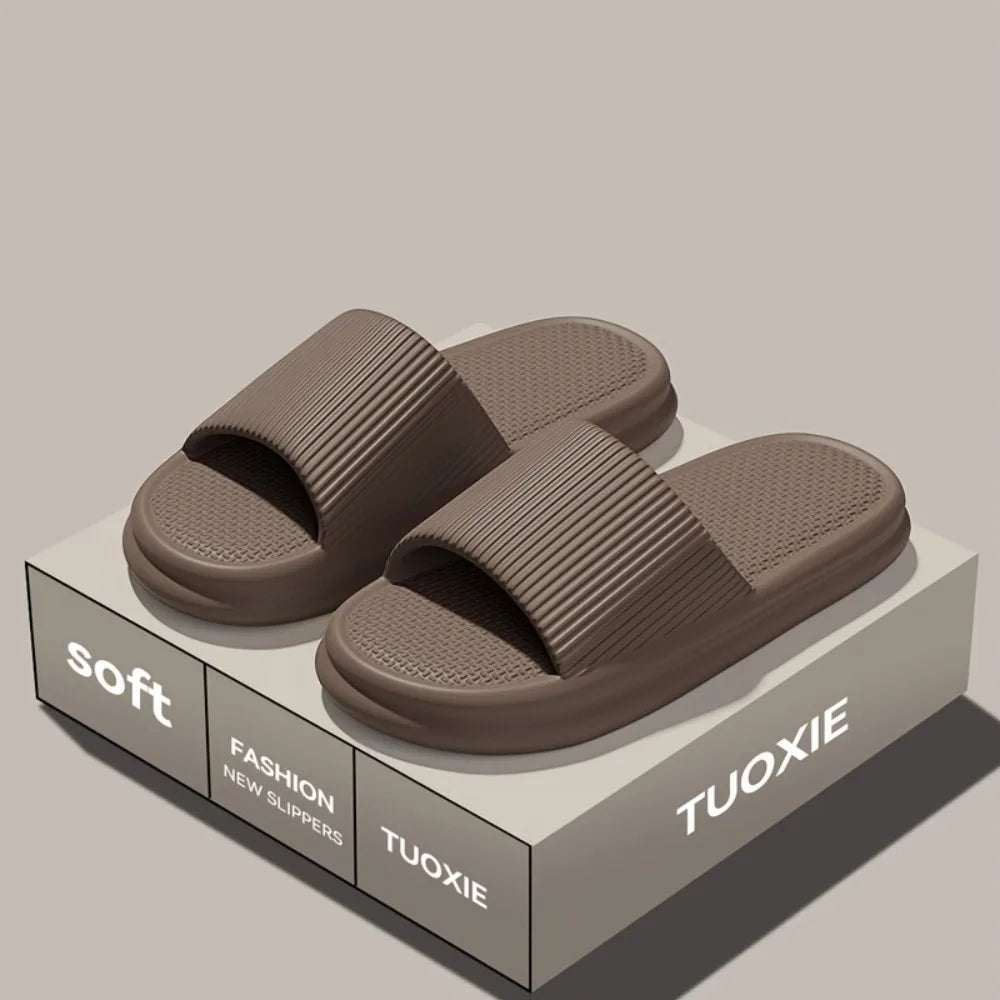 Soft EVA Slide Slippers – Anti-Slip Indoor Home Sandals for Men & Women