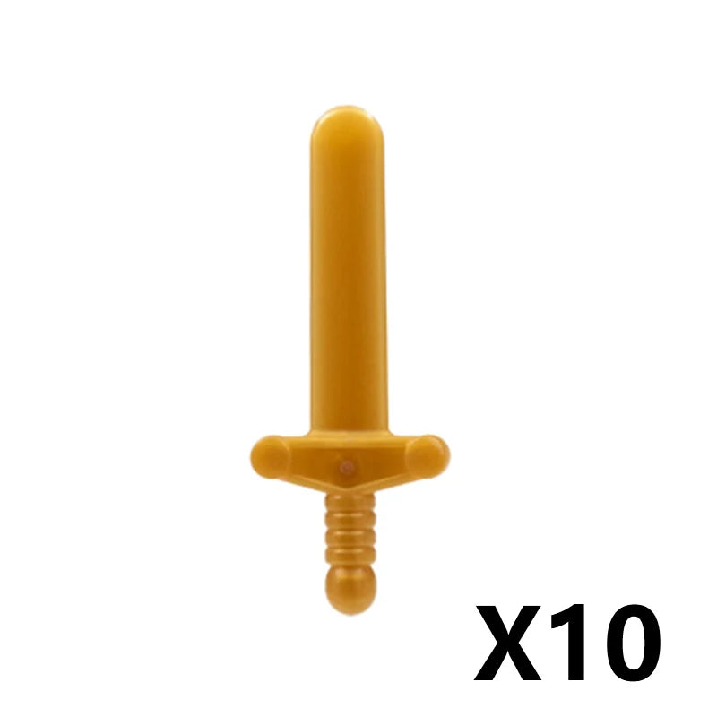 Medieval Military Building Blocks Parts – Castle Knights Weapons Accessories