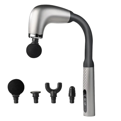 Percussion Massage Gun with 4 Heads – Deep Tissue Pain Relief
