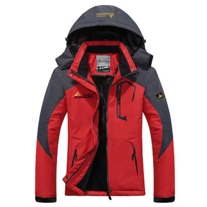 Men's Winter Parka – Thick Hooded Fur-Lined Military Anorak Coat