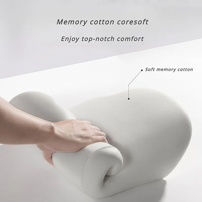 Memory Foam Lumbar Support Seat Cushion 2-in-1