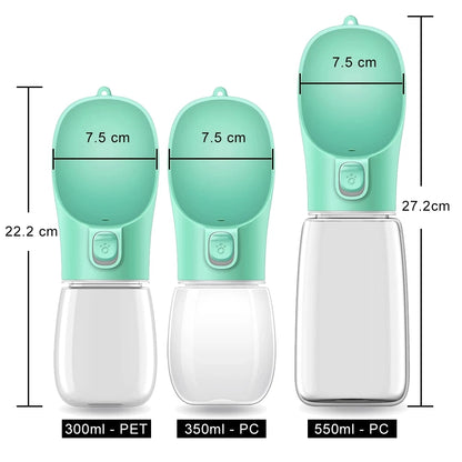 Portable Dog Water Bottle Leakproof with Drinking Bowl