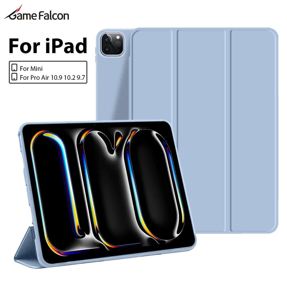 iPad Pro Case for Pro 13/12.9/11 M4 M5, Air 13/11 M2 M3, iPad 10th/9th Gen, Mini 6 7, Air 5 4 3 – Folio Cover