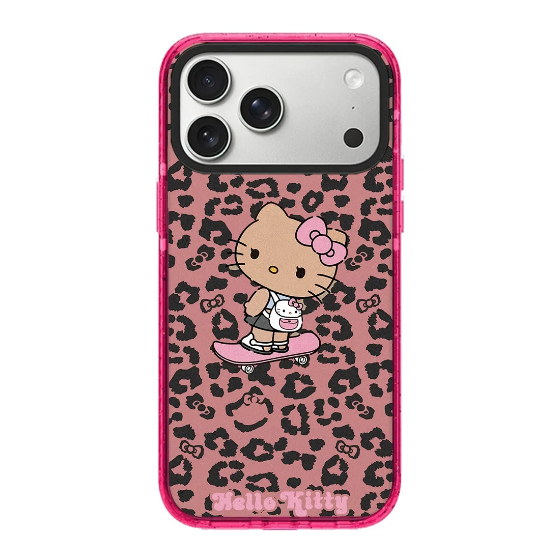 Fashion Popular Sanrio Cute Leopard Print Hello Kitty Pattern iPhone Case
