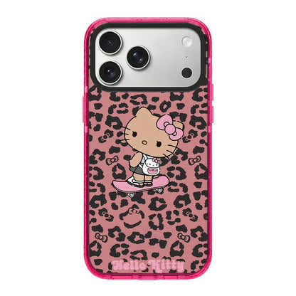 Fashion Popular Sanrio Cute Leopard Print Hello Kitty Pattern iPhone Case