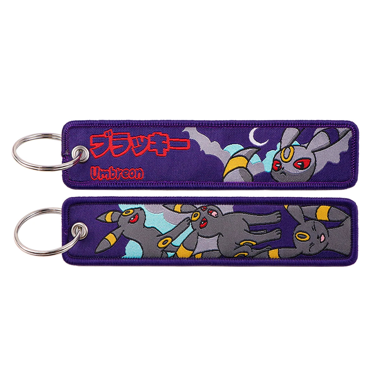 Anime Embroidered Keychain – Jet Tag Key Ring for Bags & Cars