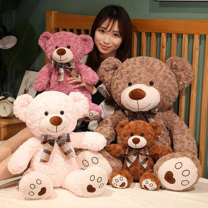 Teddy Bear Plush Stuffed Animal Toy with Bow Tie