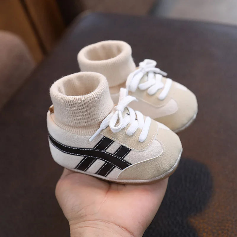 Baby Sock Sneakers Anti-Slip Soft Sole High-Top Shoes