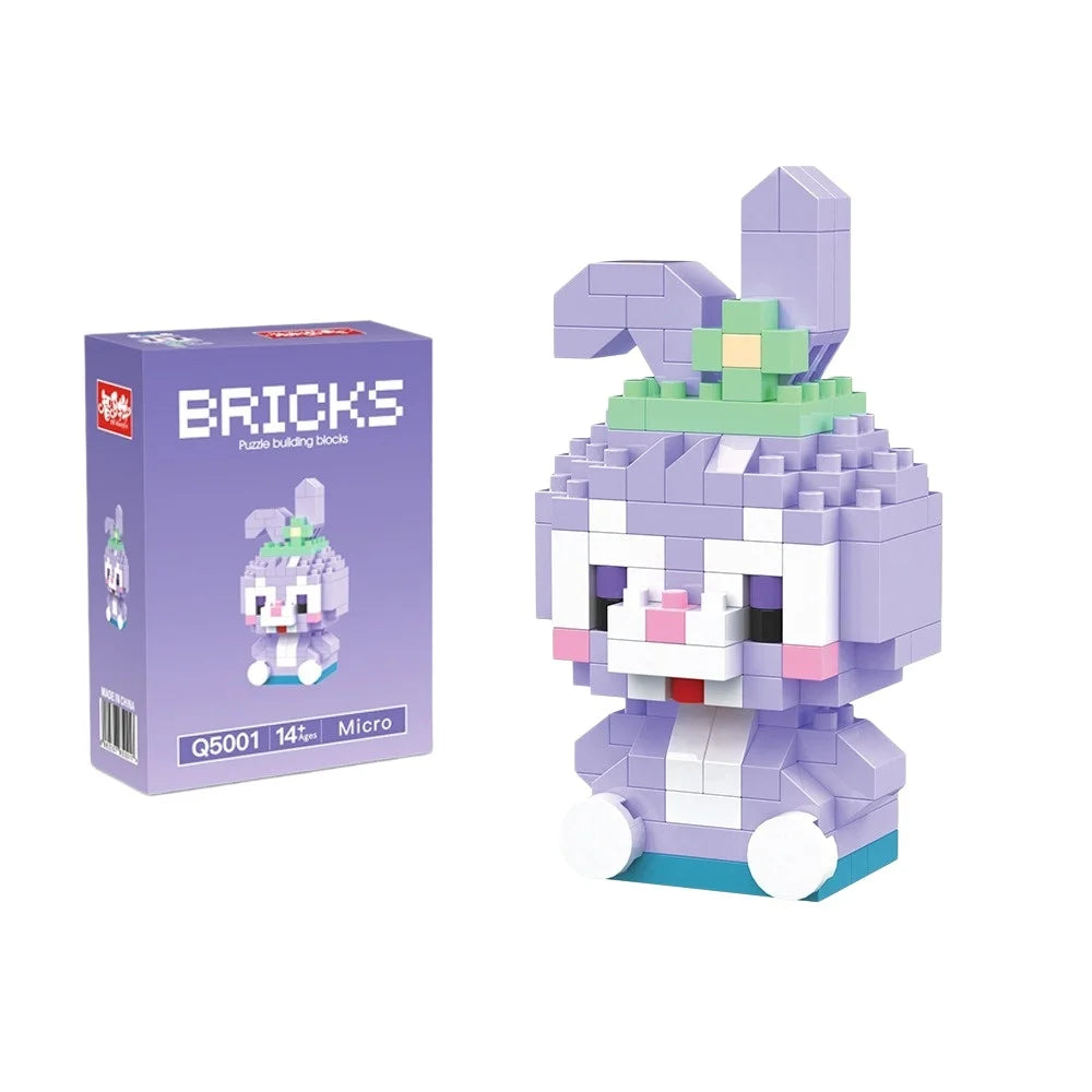 Cartoon Character Mini Building Blocks Set – DIY Brick Figures