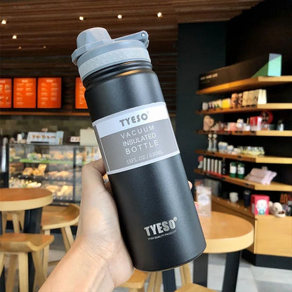 TYESO Vacuum Insulated Bottle 750ml Stainless Steel Travel Thermos