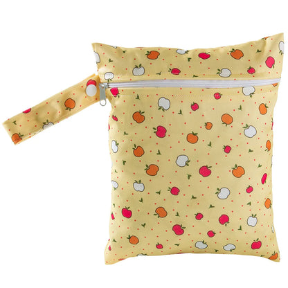 Waterproof Wet Dry Diaper Bag 20x25cm PUL Zipper Pouch