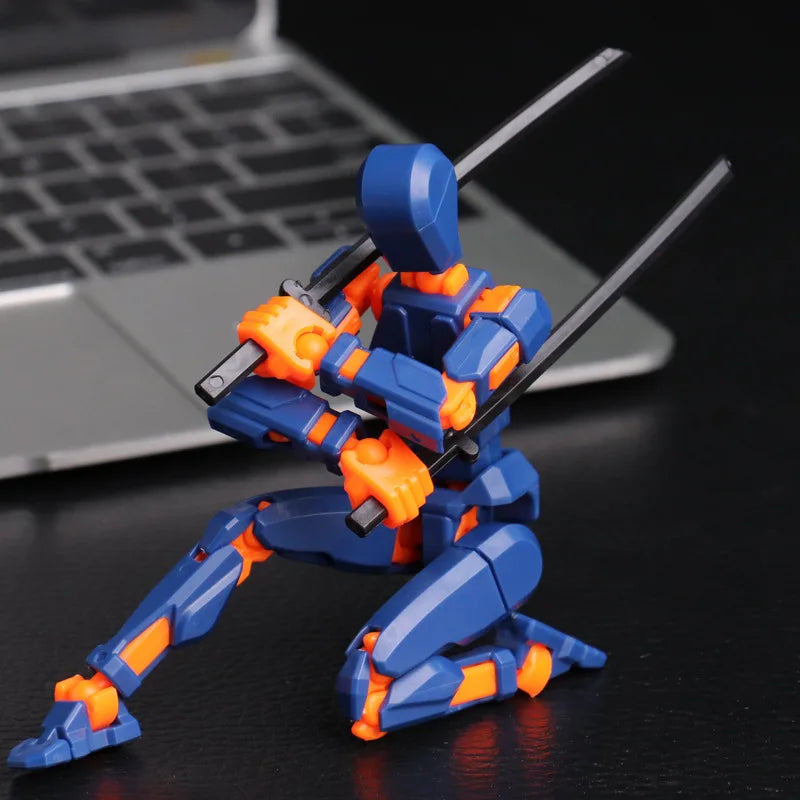 T13 Multi-Jointed Robot Dog Action Figure – Poseable Titan Mech Toy