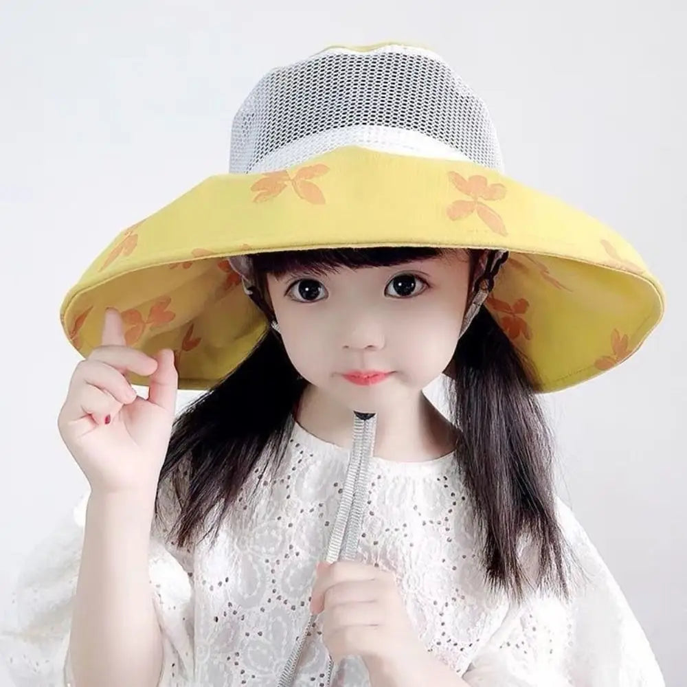 Anti UV Kids Sun Hat with Neck and Ear Protection