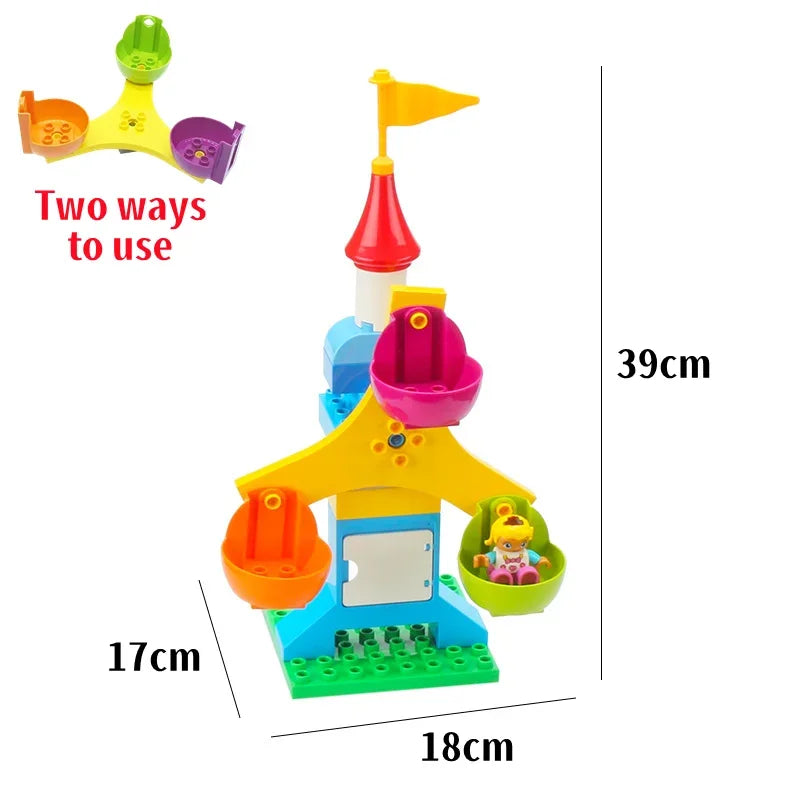 Large Building Blocks Playground Parts – Duplo Compatible Accessories