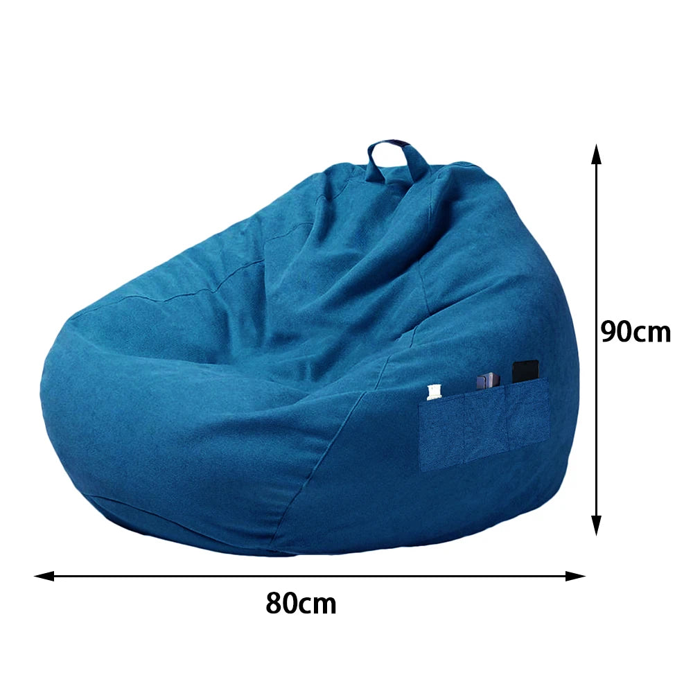 Soft Fluffy Bean Bag Chair Cover Without Filler