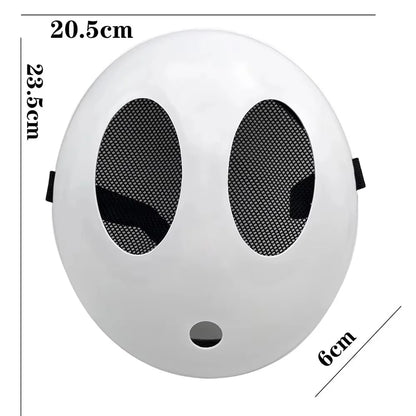 Shy Guy Mask – Halloween Cosplay Costume for Adults & Kids