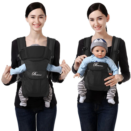 4-in-1 Ergonomic Baby Carrier Backpack
