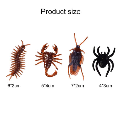 Realistic Fake Bug Prank Toys – Spiders, Cockroaches & More