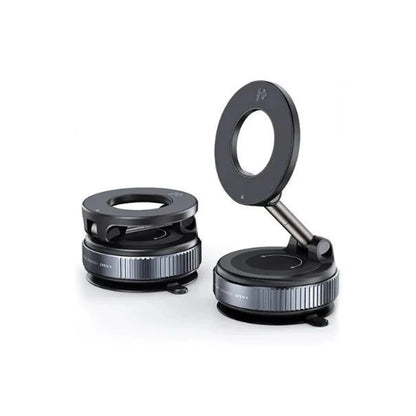 Magnetic Phone Holder with 3-Axis Rotation & Adjustable Suction Base