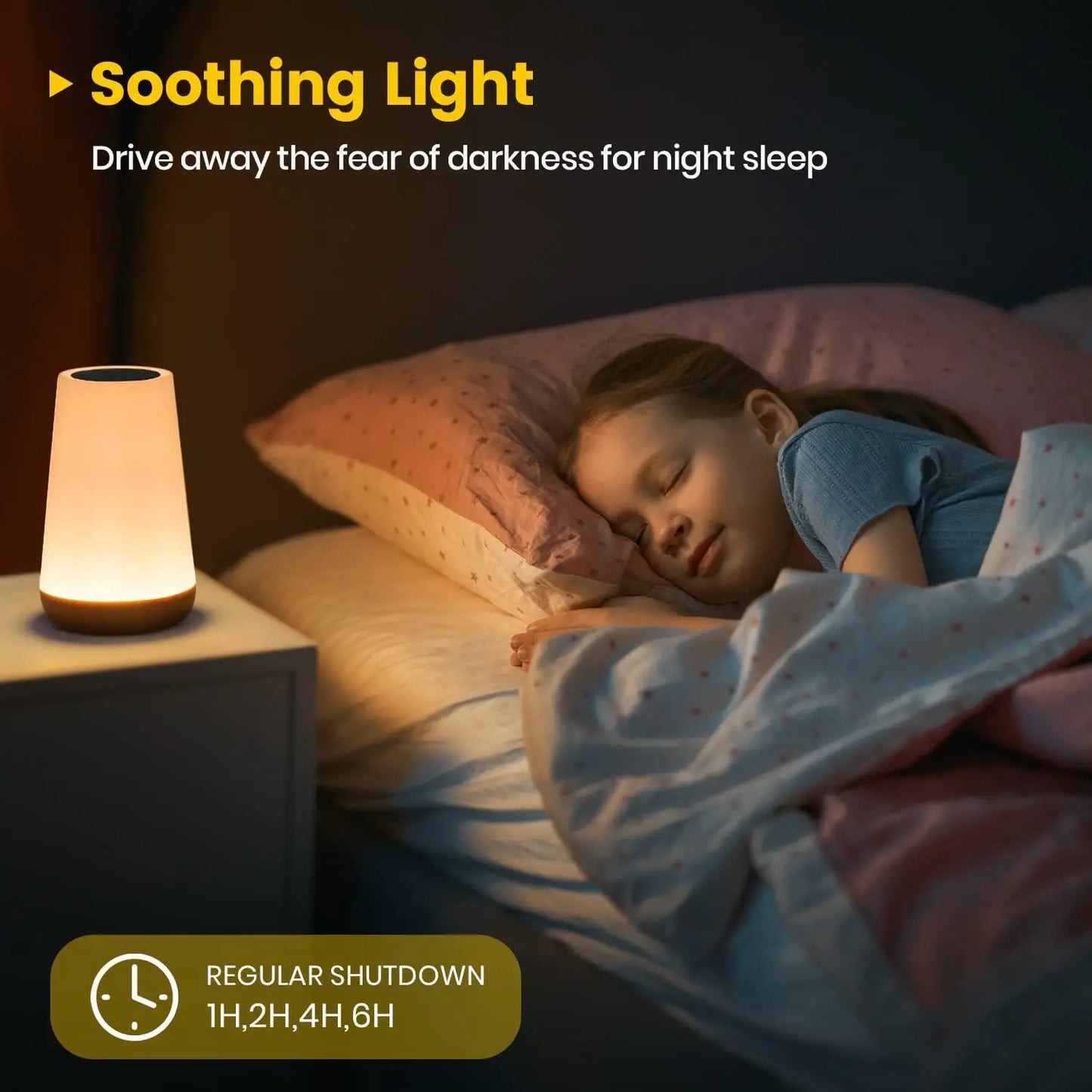 13-Color Changing Night Light with Remote & Touch Control