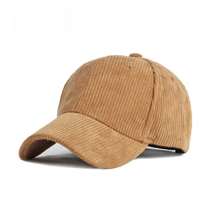 Solid Color Baseball Cap – Unisex Retro Adjustable Hat