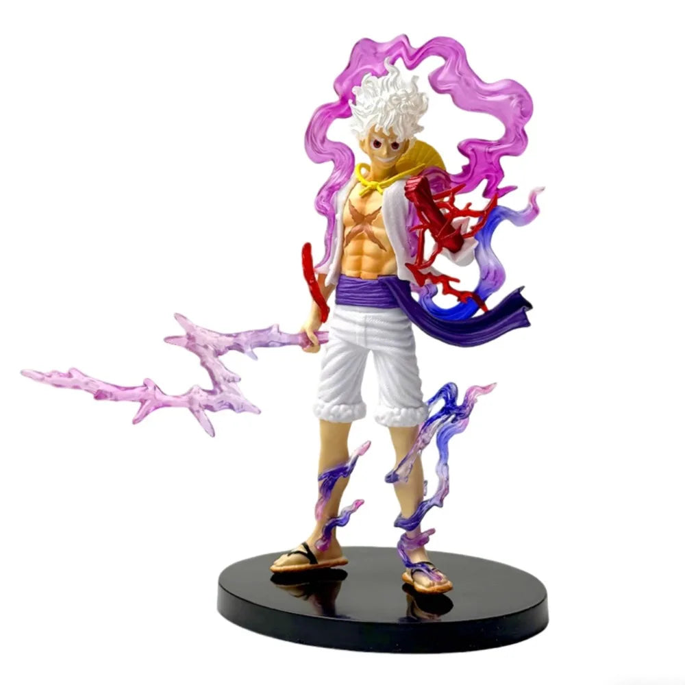 21CM One Piece Luffy Gear 5 Sun God Nika Action Figure