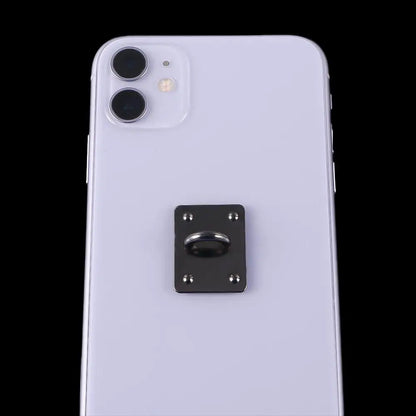 2pcs Adhesive Metal Phone Charm Ring Stand Hook