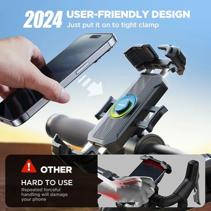 Joyroom Motorcycle Phone Mount – Ultra-Stable Handlebar Holder