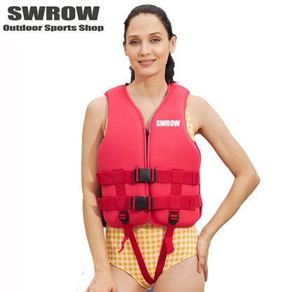 Neoprene Life Jacket Buoyancy Vest for Adults & Kids – Kayak, Surf, Swim