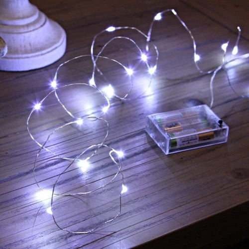 1m-30m 300led Strings Copper Wire 3xaa Battery Operated Christmas Wedding Party Decoration Led