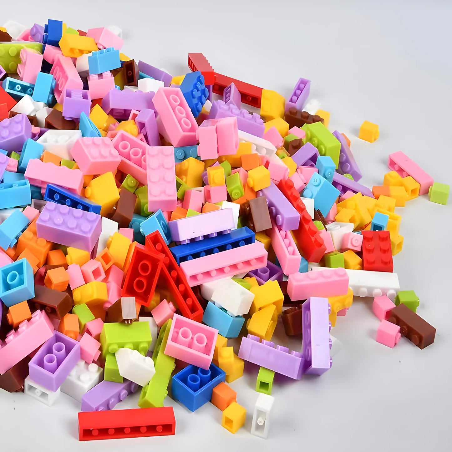 Bulk Building Blocks Set – 300, 500 or 1000 Pieces DIY Creative Bricks