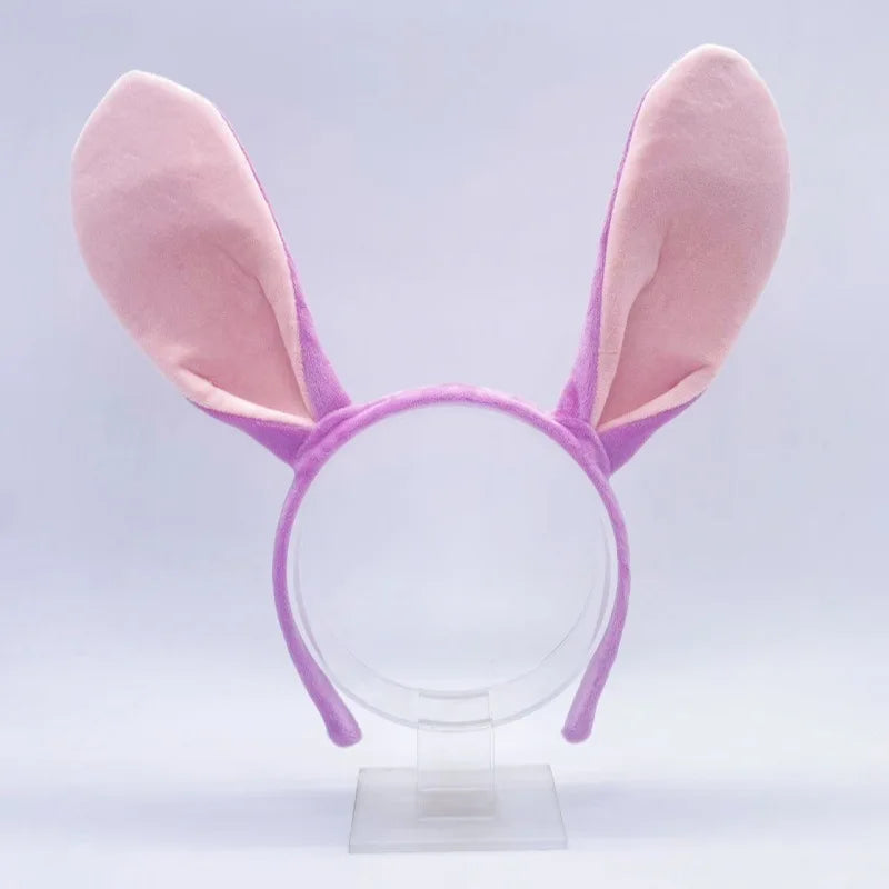 Stitch Ears Headband – Cosplay Plush Hair Band for Kids & Adults