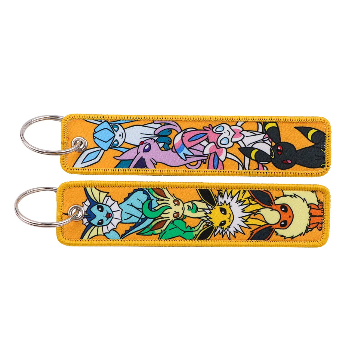 Anime Embroidered Keychain – Jet Tag Key Ring for Bags & Cars