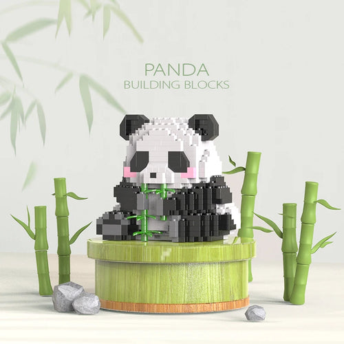Panda Mini Building Blocks Set – Cute DIY Animal Brick Toy
