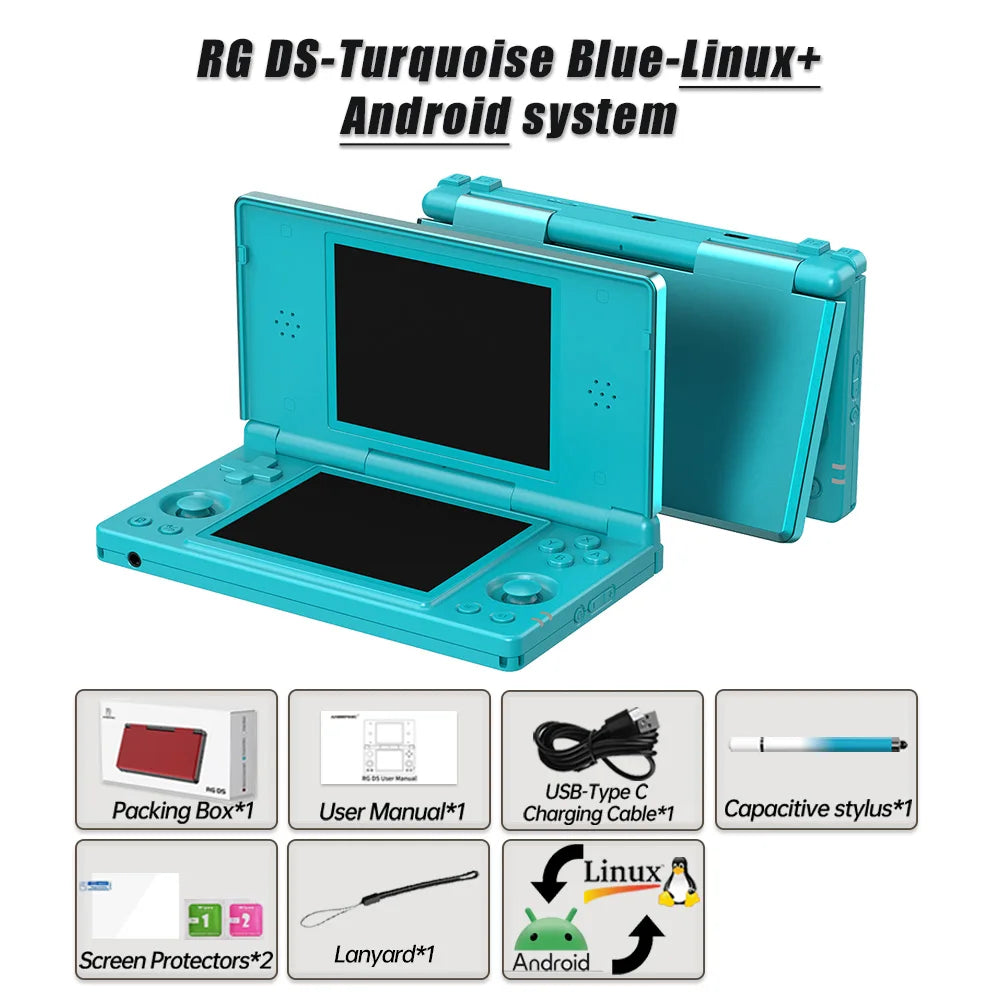 Anbernic RG DS Android 14 Dual Screen Retro Gaming Console