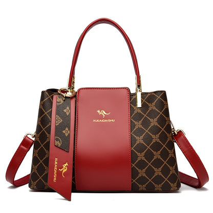 Women's Designer Handbag – Large Capacity Leather Shoulder Bag