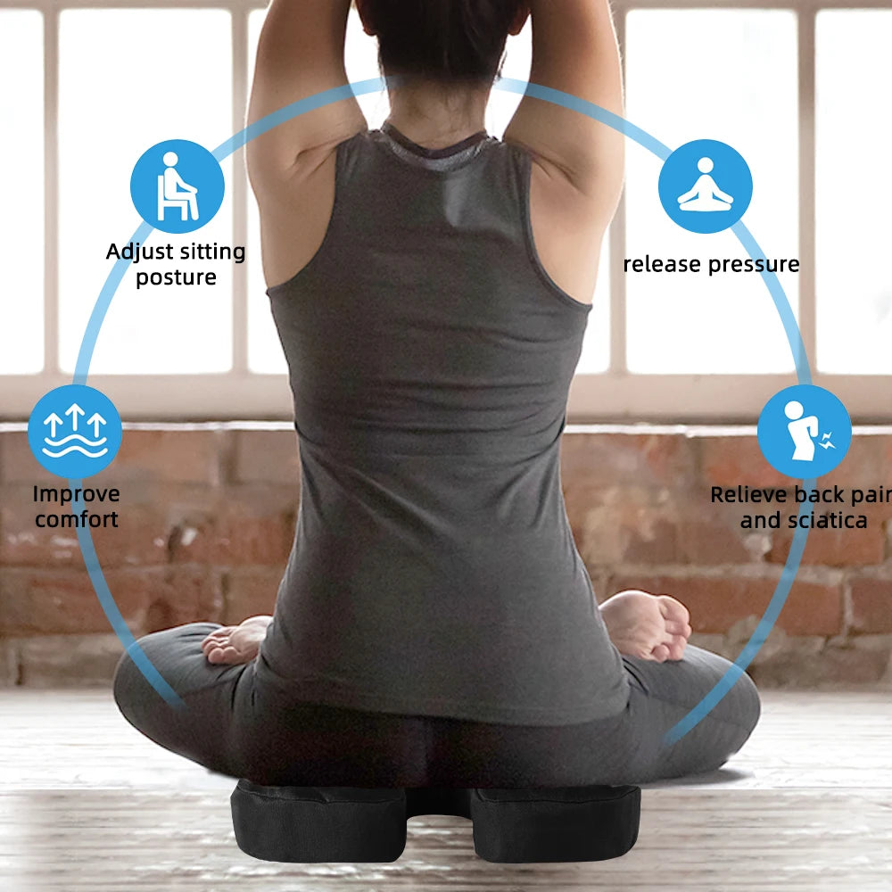 U-Shaped Seat Cushion – Breathable Foam for Buttock Relief