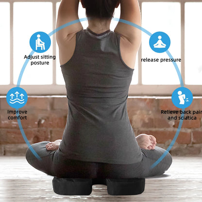 U-Shaped Seat Cushion – Breathable Foam for Buttock Relief