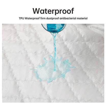 Waterproof Quilted Mattress Protector – Fitted Sheet Cover
