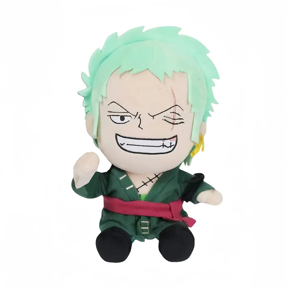 25CM One Piece Zoro Luffy and Chopper Plush Toys