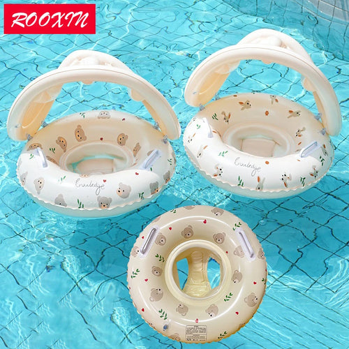 Inflatable Swimming Ring Pool Float Tube for Kids & Adults