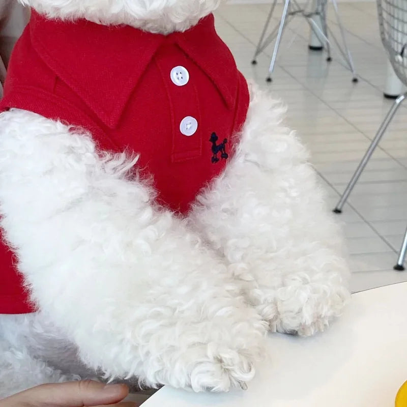 Dog Polo Shirt – Soft Breathable Cotton Pet Clothes