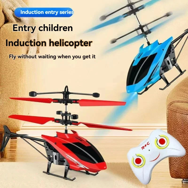RC Mini Helicopter Toy – Rechargeable Remote Control Aircraft for Kids