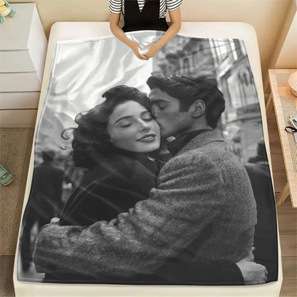 Custom Photo Blanket – Personalized Flannel Throw