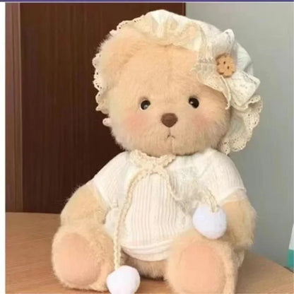 Dress-Up Teddy Bear Plush Toy with Changeable Outfits – Cute Stuffed Animal Doll