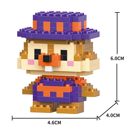 Disney Mini Building Blocks Figure – Mickey Minnie Princess Brick Toy